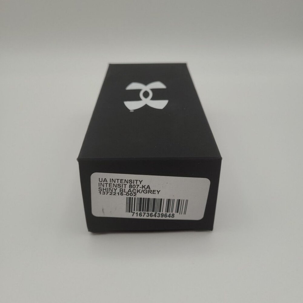 Under Armour Intensity Women's Shiny Black Grey Oval Sunglasses 1732216-002 New - Picture 9 of 9